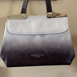 BARBARA MILANO Black and Gray Women's Bag